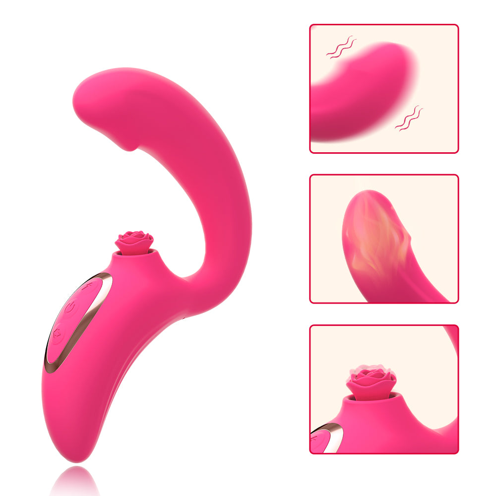 ROSYBABE Rose Thumping Vibrator-EROSREALM