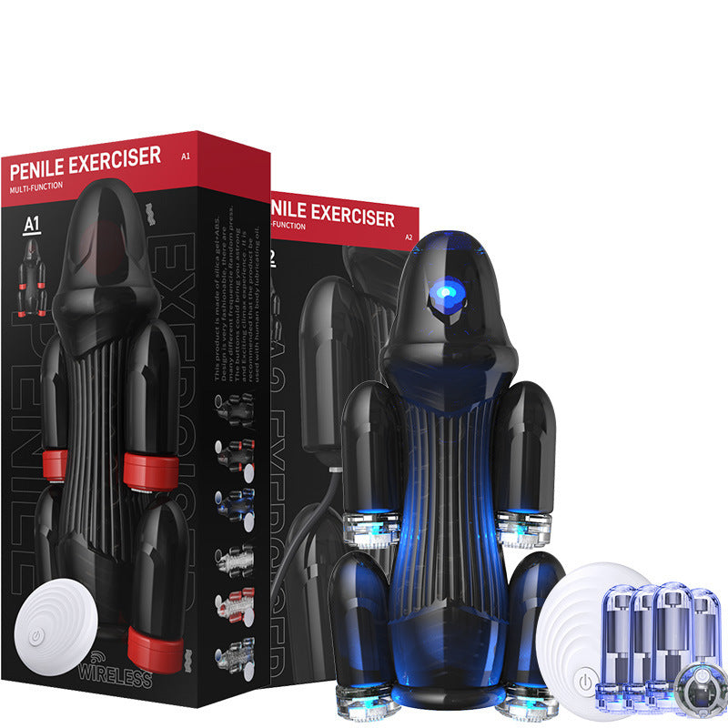 Transparent Advanced New Wireless 1-5 Trainer 11 Generation Pro Penis Vibration Massager-EROSREALM