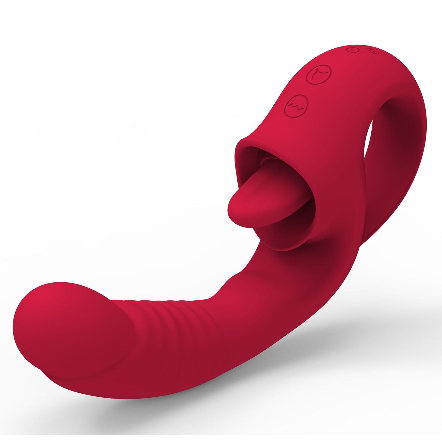 Ava 2-in-1 Tongue-licking Vibrator-EROSREALM