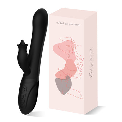 Swinging Rotation Vibration Silicone Rabbit G-spot Vibrator-EROSREALM