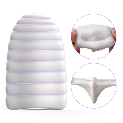 Silicone Aircraft Cup Male Training Masturbation Cup-EROSREALM