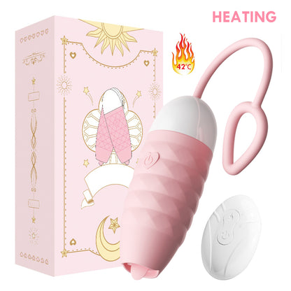 Wireless Remote Control Egg Vibrators G-spot Simulator Tongue Licking Vaginal Ball-EROSREALM