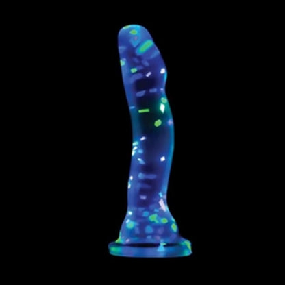 Blush Night Glow-in-the-dark Confetti Dildo-EROSREALM