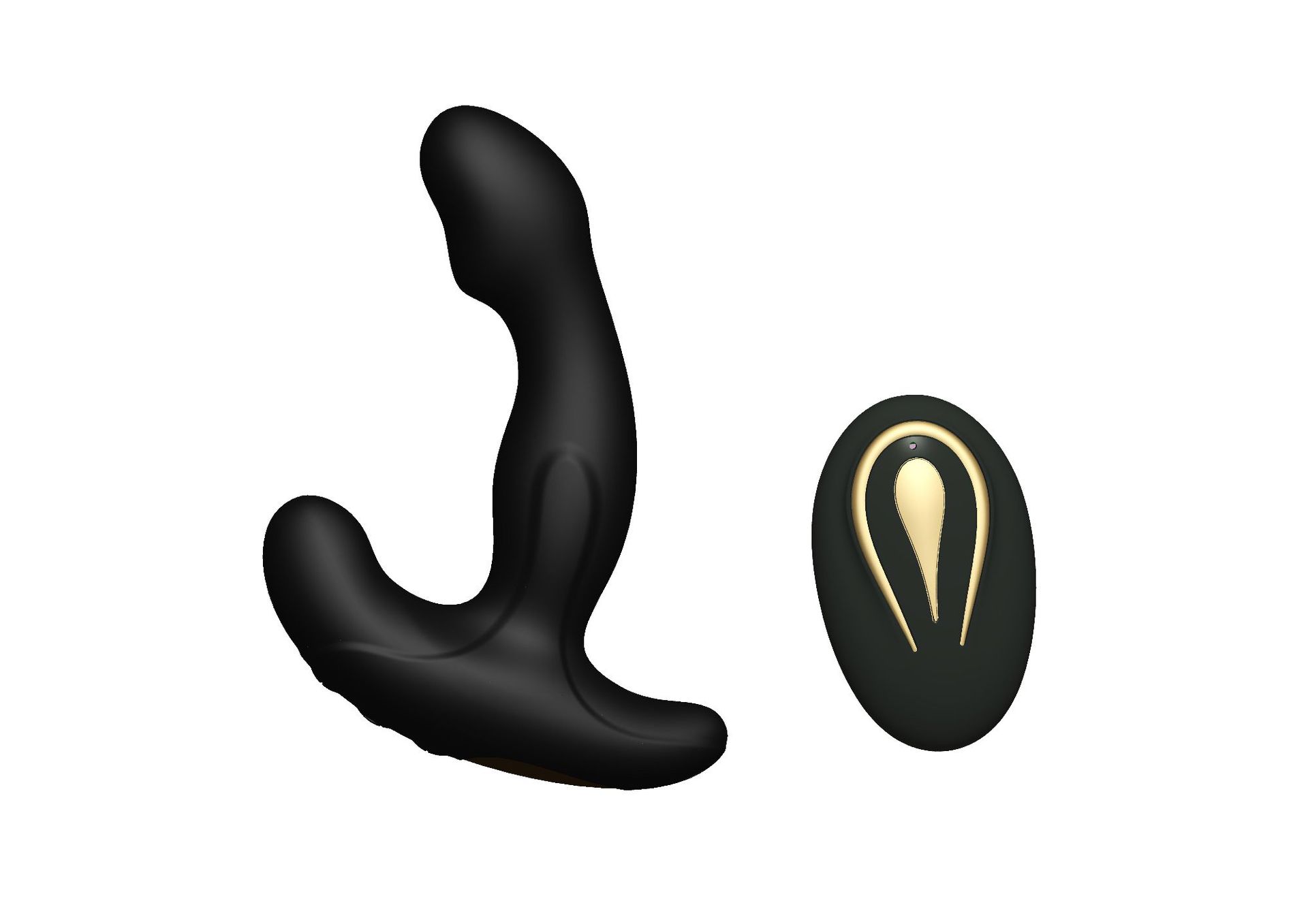 Men's Prostate Massager Wireless Remote Control Butt Plug-EROSREALM