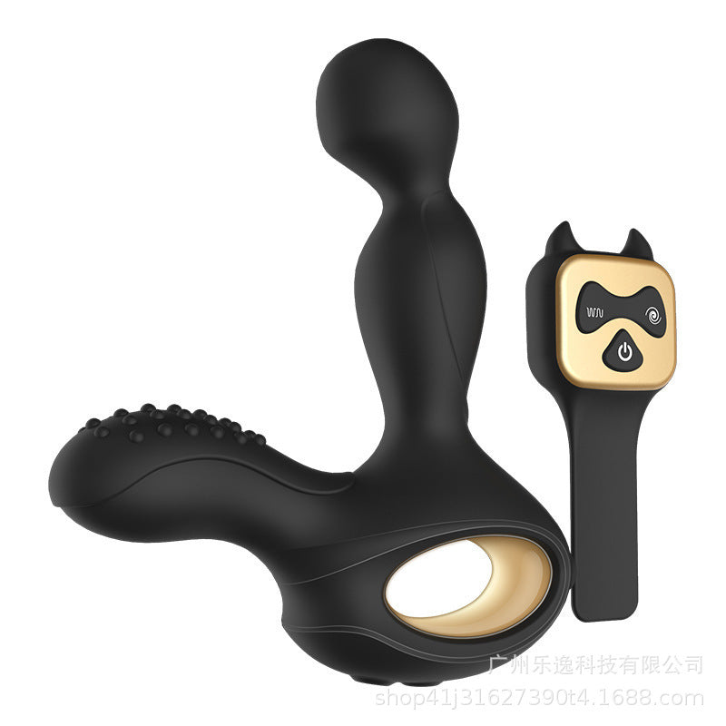 10 Speeds 360 Degree Rotating Heating Prostate Massager Anal Plug Vibrator With Remote Control-EROSREALM