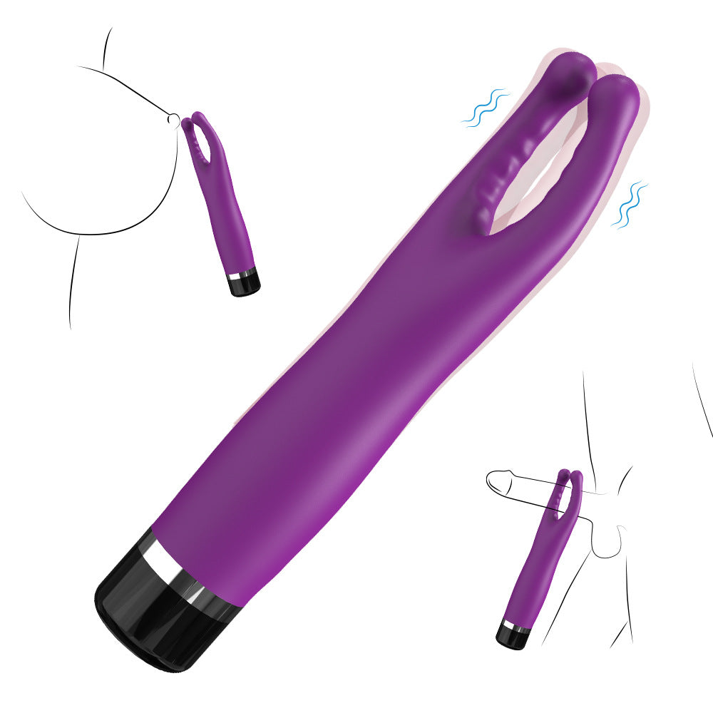 Female Vibrating Nipples And Clitoris Stimulator Male Penis Trainer-EROSREALM