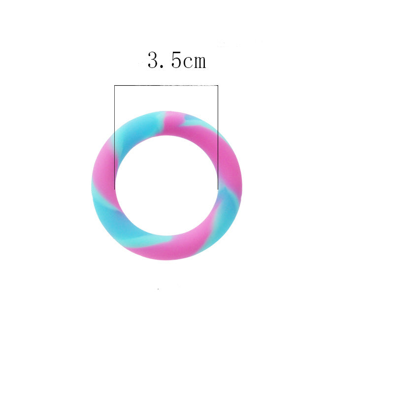 Super Soft Colorful Tight Locking Penis Ring-EROSREALM