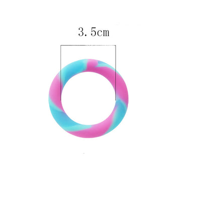 Super Soft Colorful Tight Locking Penis Ring-EROSREALM