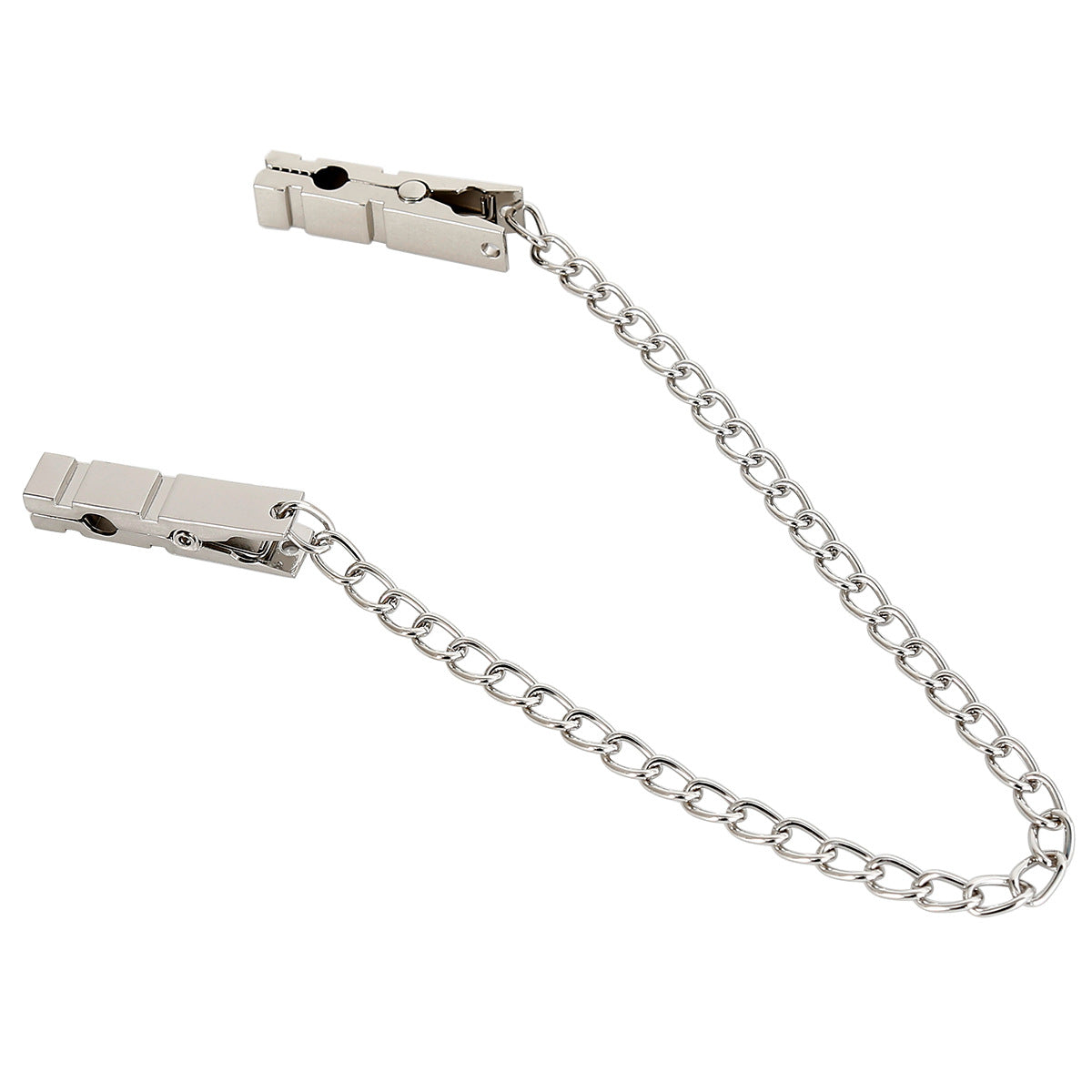 Metal Nipple Clamps With Metal Chain-EROSREALM