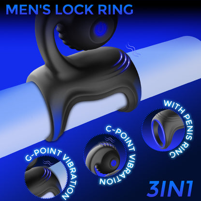 Snail 10 Frequency Vibrating Penis Ring & Clit Stimulator-EROSREALM