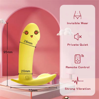 Remote Control Wireless Wearable Vibrating Panties-EROSREALM