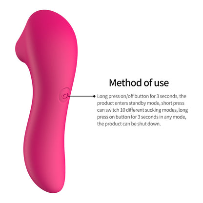 Suction Vibrator Clitoris Stimulator Nipple Toy-EROSREALM