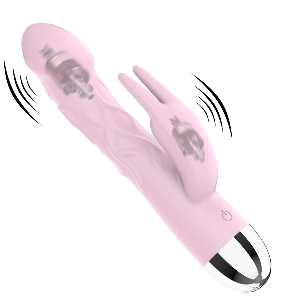 10 Vibrating Dildo Rabbit Vibrator G Spot Vibrator-EROSREALM