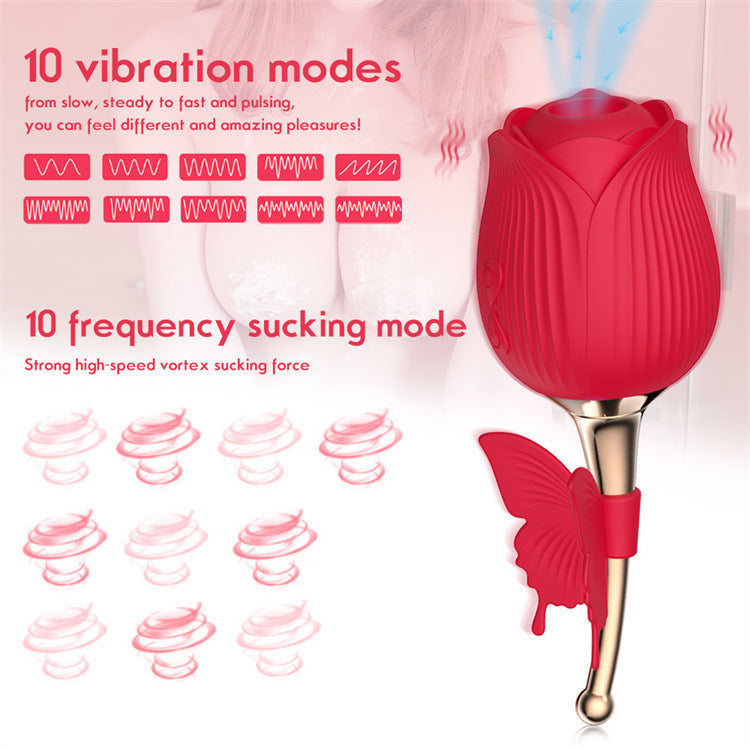 Butterfly Rose Toy G-spot Vibrator-EROSREALM