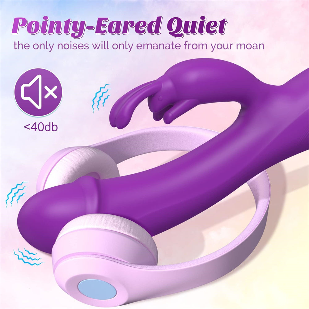 Rabbit G Spot Vibrator Dildo Clitoris Stimulator-EROSREALM