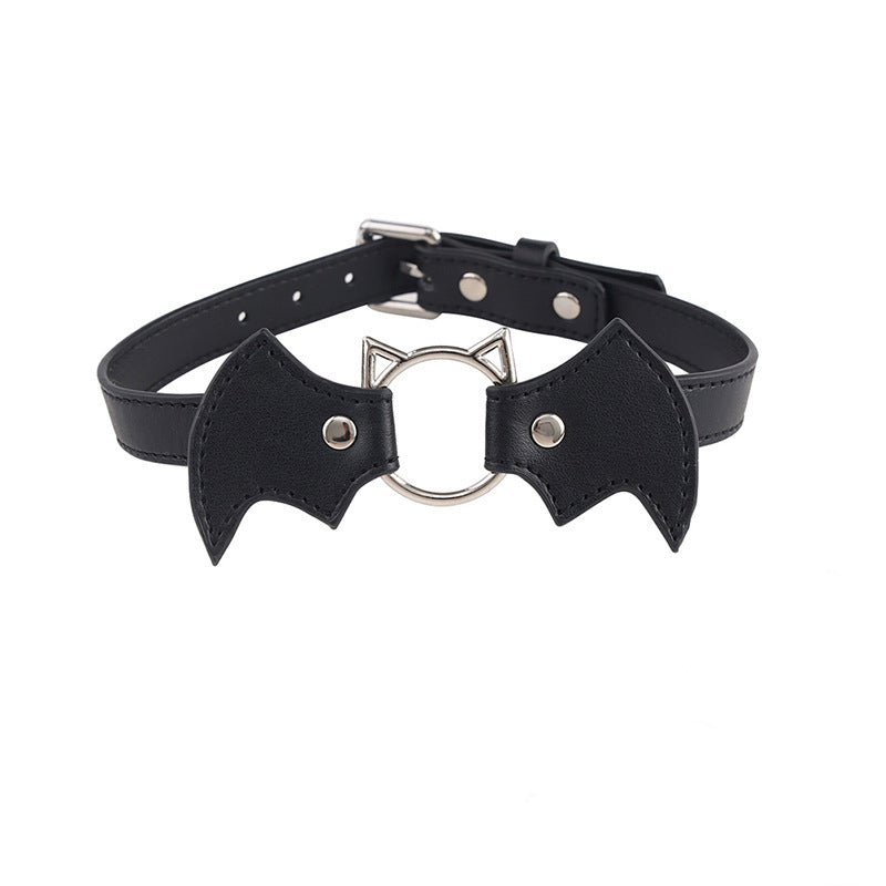 Devil Wings Collar Bat Choker For Couple Sexy Game-EROSREALM