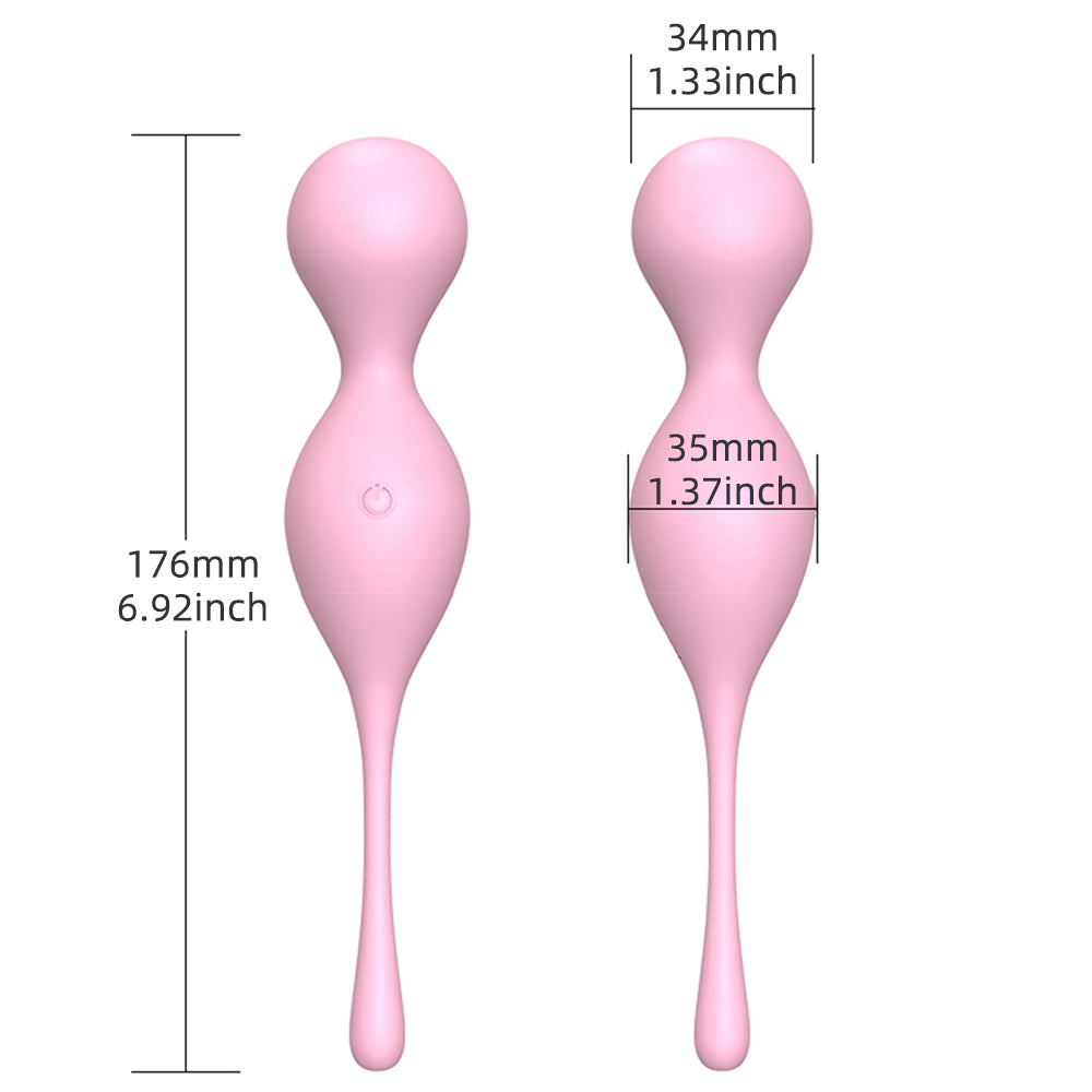 Remote Control Kegel Ball Vibrating Ben Wa Egg G-spot Vaginal Stimulator-EROSREALM