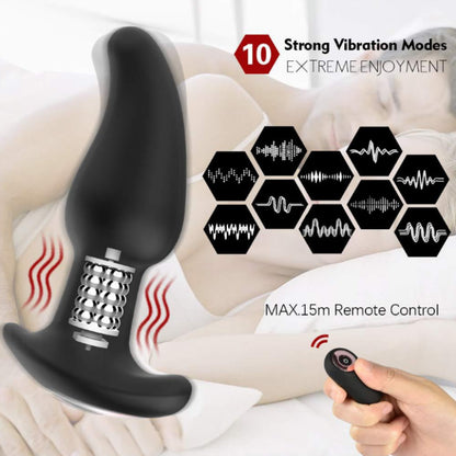 Adult Fun Products Anal Plug With Remote Control Vibration-EROSREALM