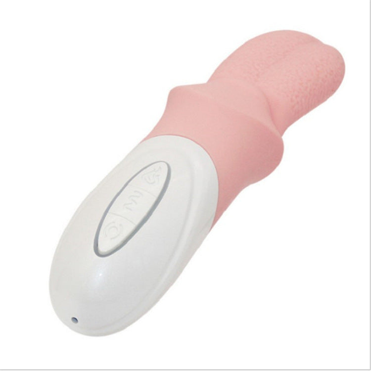 G-spot Clitoral Stimulator Heating Tongue Vibrator-EROSREALM