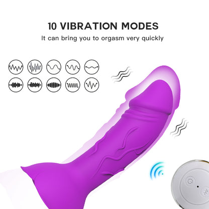 Wireless Remote Control Vibrating Rose G Spot Stimulator-EROSREALM