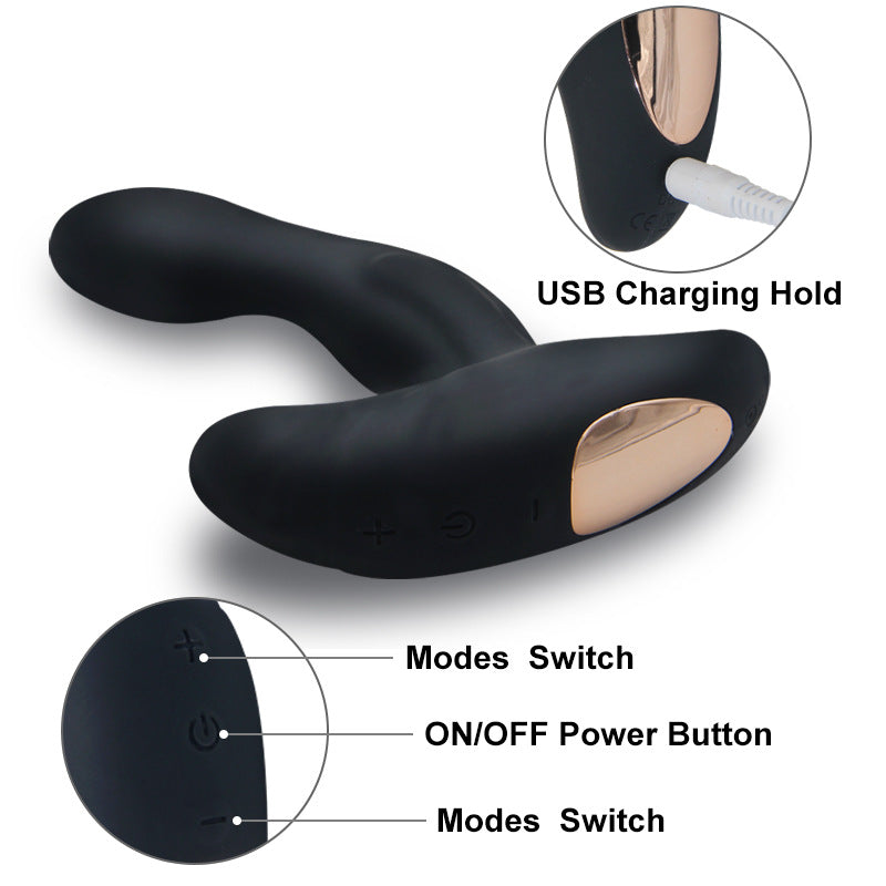 Vibrating Prostate Massager Anal Vibrator Butt Plug-EROSREALM