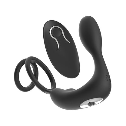 Remote Control Lock Semen Men's Vibration Front And Rear Atrium Anal Plug Stimulation-EROSREALM