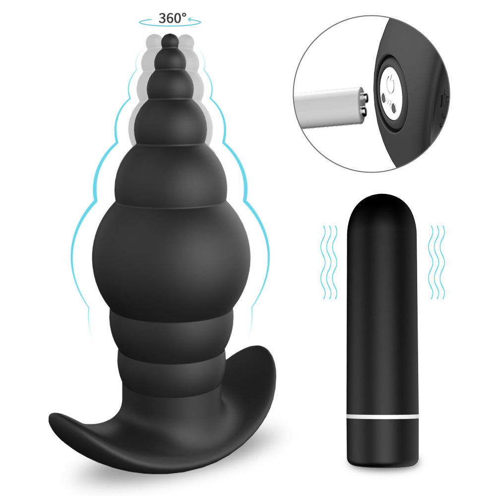 9 Modes Vibrating Anal Beads-EROSREALM