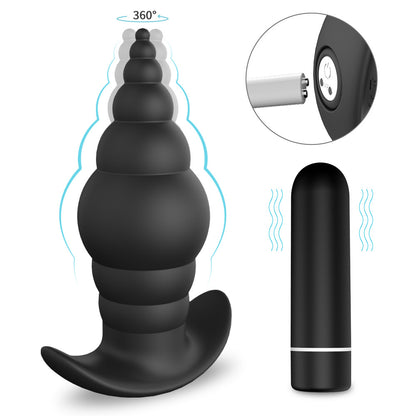 9 Modes Vibrating Anal Beads-EROSREALM