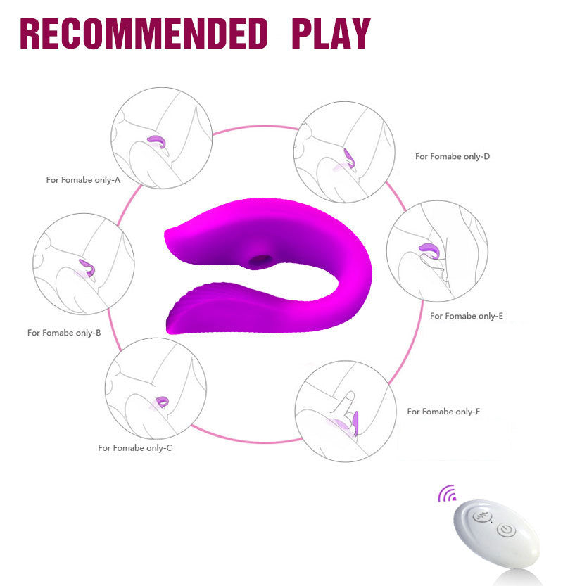 Remote Control Wearable 10 Frequency Sucking Vibrator-EROSREALM