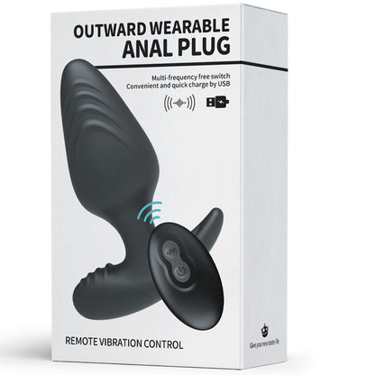 Anal Vibrators Wireless Remote Control Dildo Butt Plug For Adults-EROSREALM