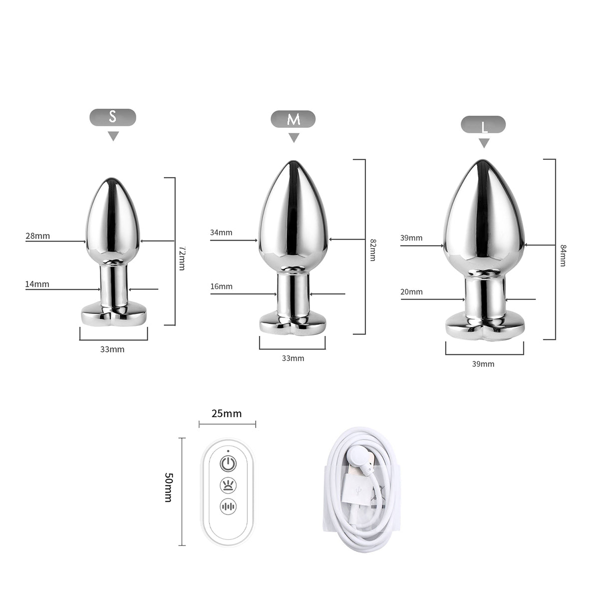 App & Wireless Remote 10 Frequncy Strong Shock Shiny Anal Vibrator-EROSREALM