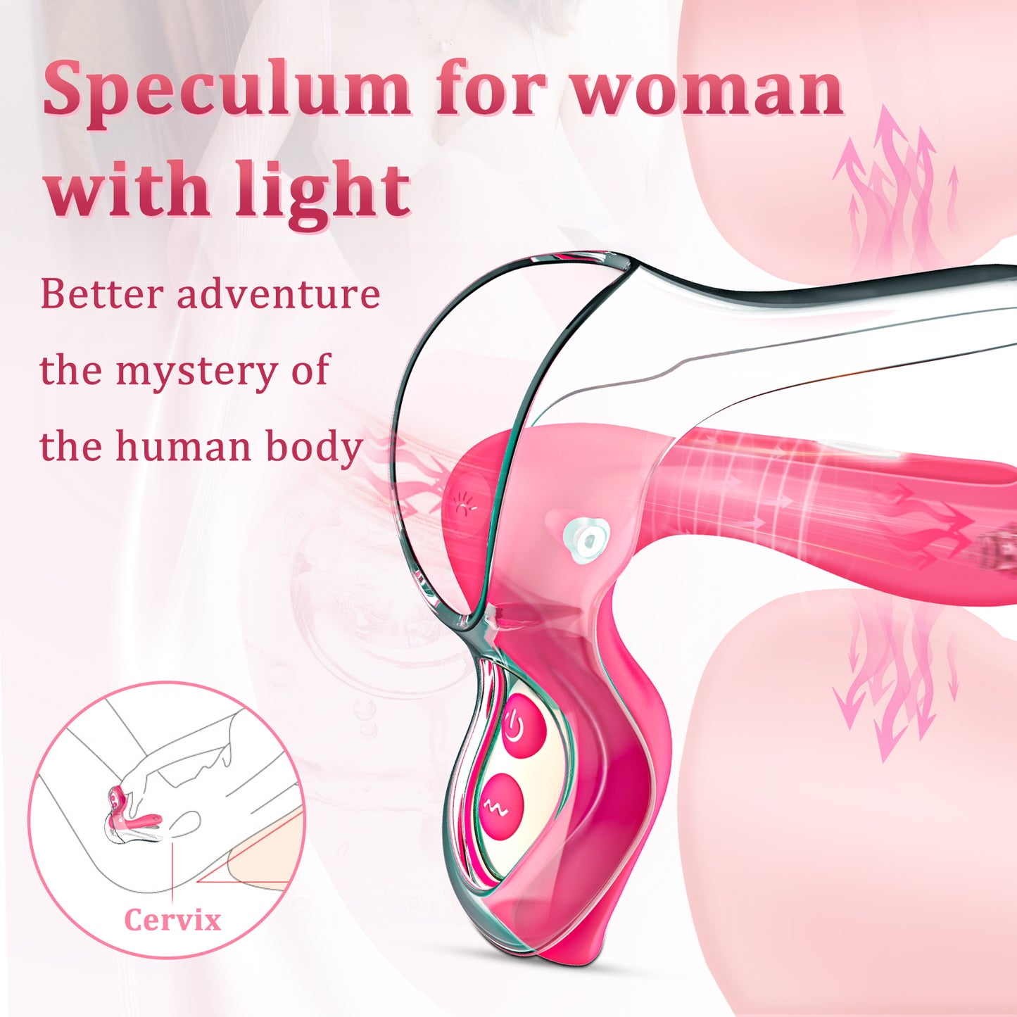 2 In 1 10 Frequency Wearable Vibrator Vaginal Dilator-EROSREALM