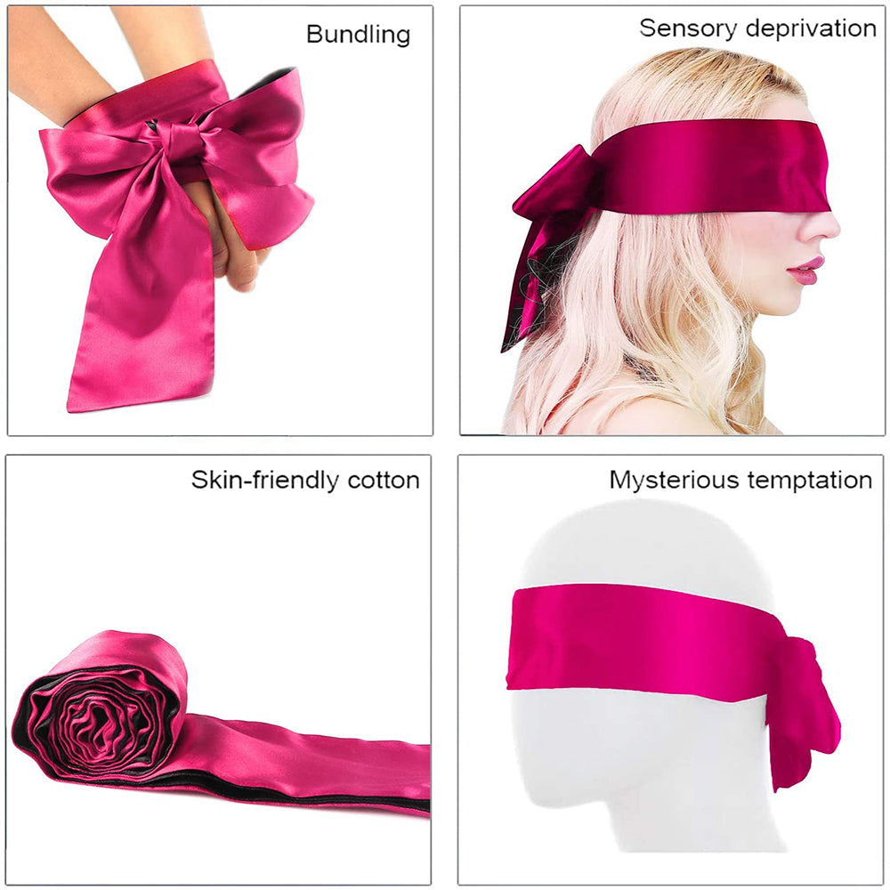 Double Sided Satin Blindfold-EROSREALM