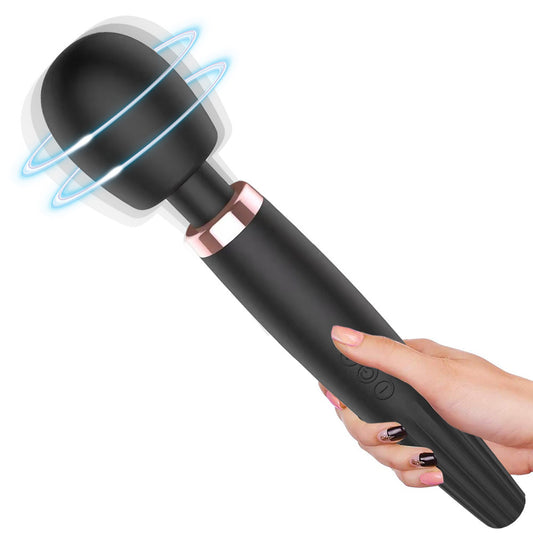 Powerful Large Female Masturbation Massage Stick Silicone Charging Orgasm Stimulation-EROSREALM