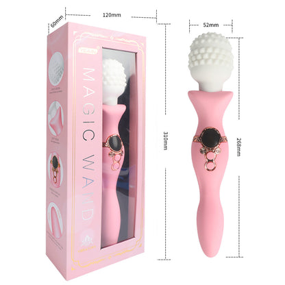 Vibrating Massager Dreamy Magic Wand Vibrator-EROSREALM