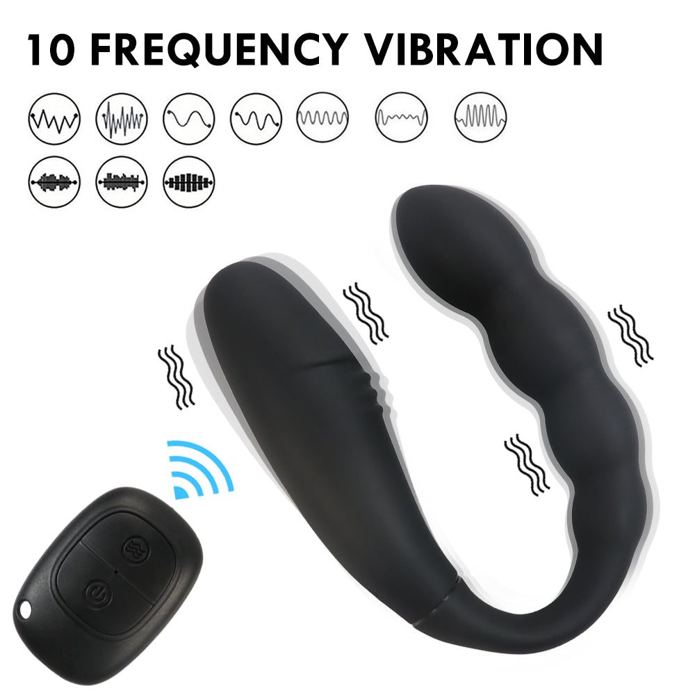 Double Vibrators For Couple Wireless Remote Wearable Dildo G Spot Stimulator Panties Sex Toys-EROSREALM