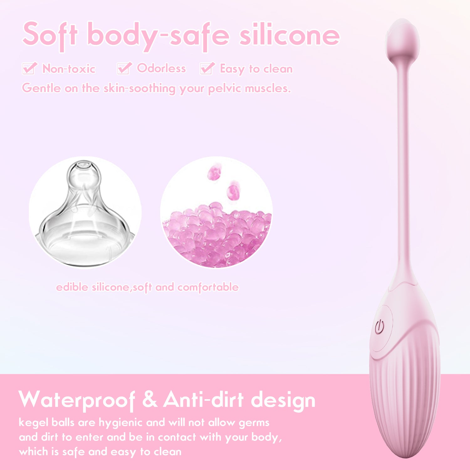 Clitoris Stimulation Vibrating Egg Dildo Vibrator For Women-EROSREALM