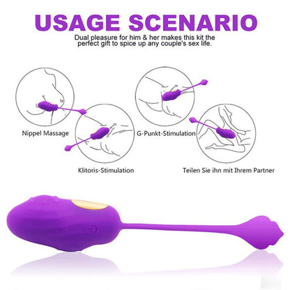 Wireless Remote Control Egg Vibrator-EROSREALM