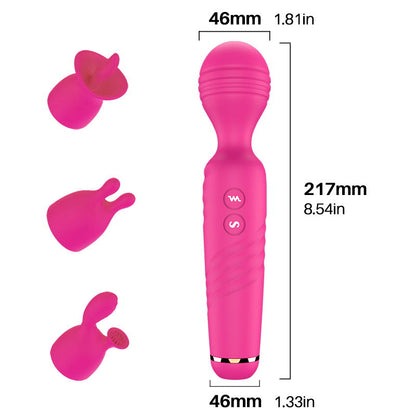 Sucking Clitoris Stimulator and Wand Massager-EROSREALM