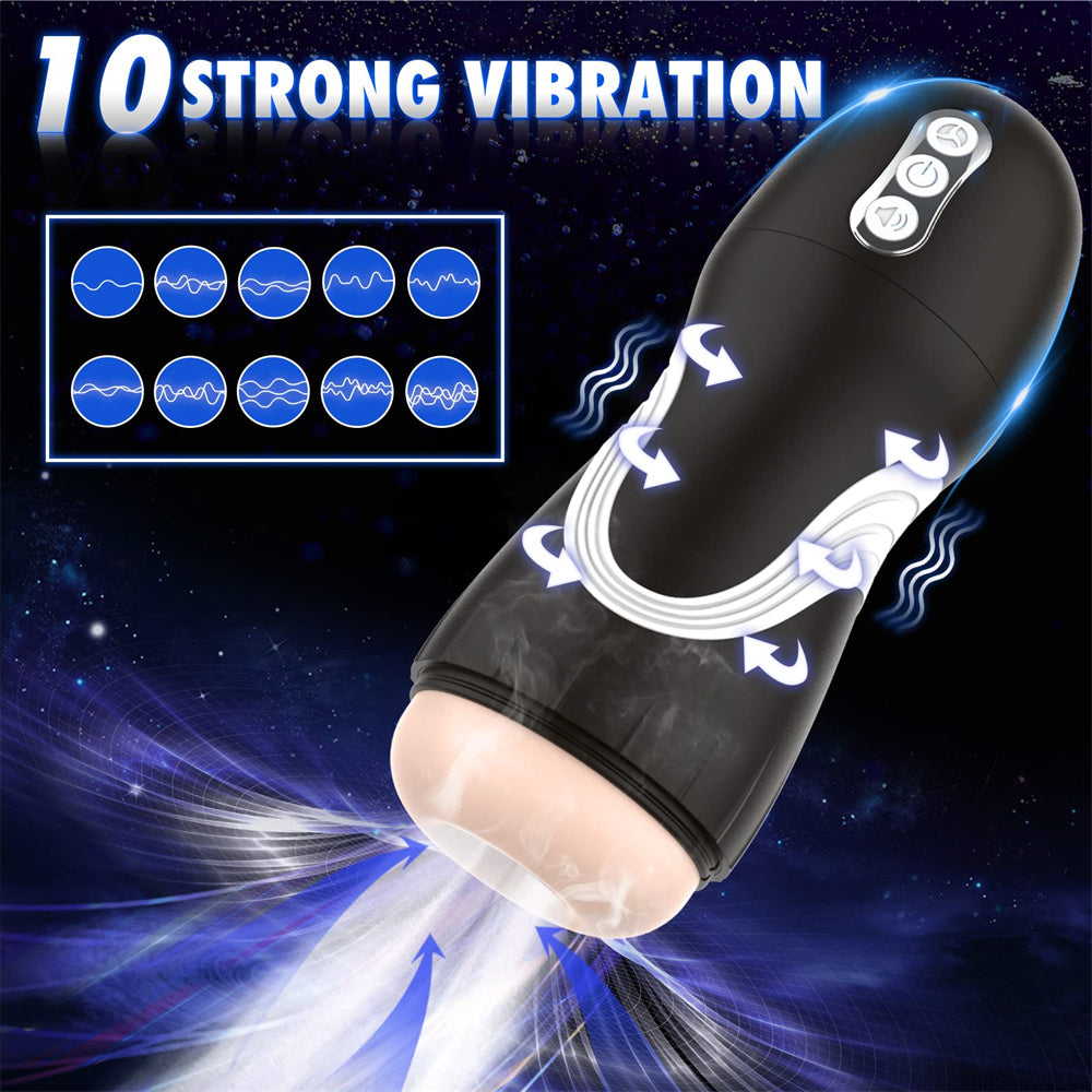 Automatic Sucking Male Masturbation Cup Oral Stroker Toy-EROSREALM