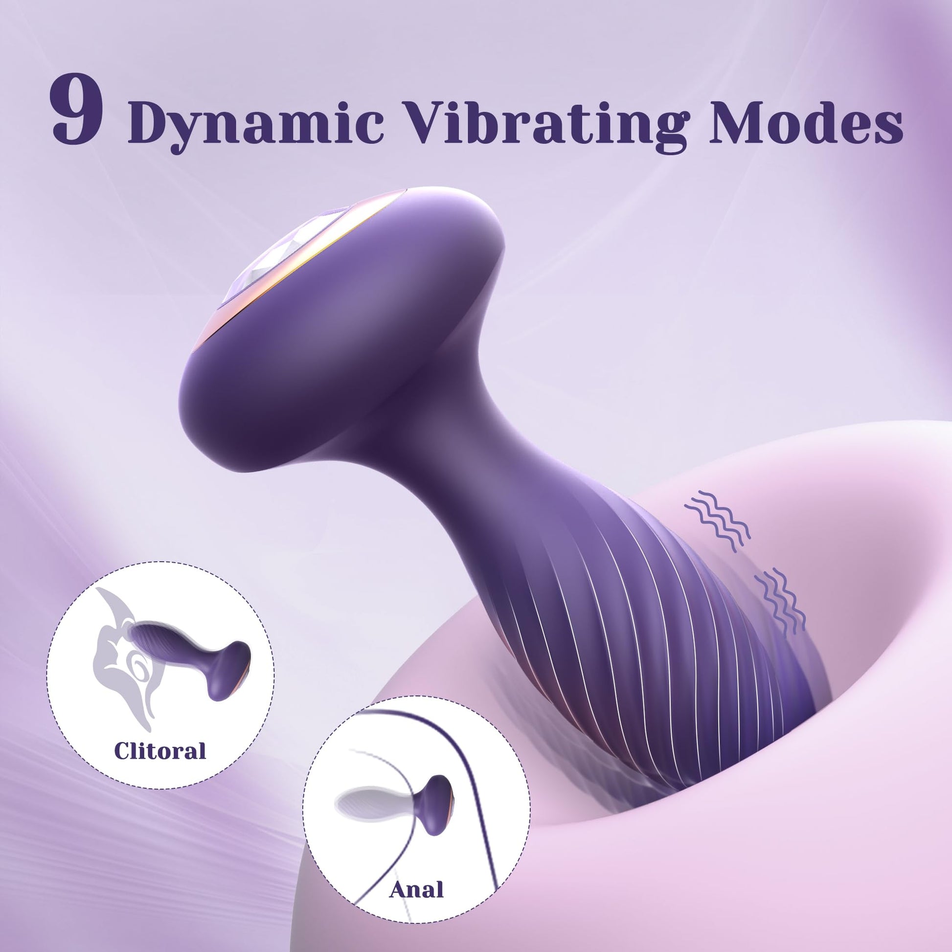 App & Remote Control Anal Vibrator-EROSREALM