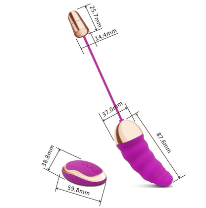 Waterproof Love Eggs Remote Control Vibrators-EROSREALM