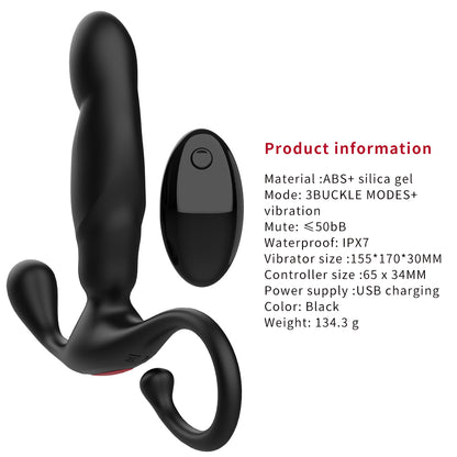 Prostate Massager Male Masturbator G-spot Stimulation Butt Plug-EROSREALM