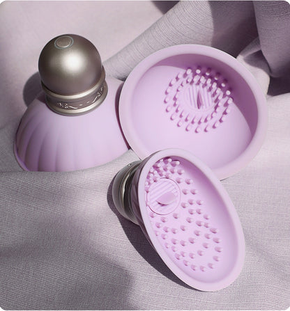 Wireless Remote Control Vibrating Clit & Breast Massager-EROSREALM