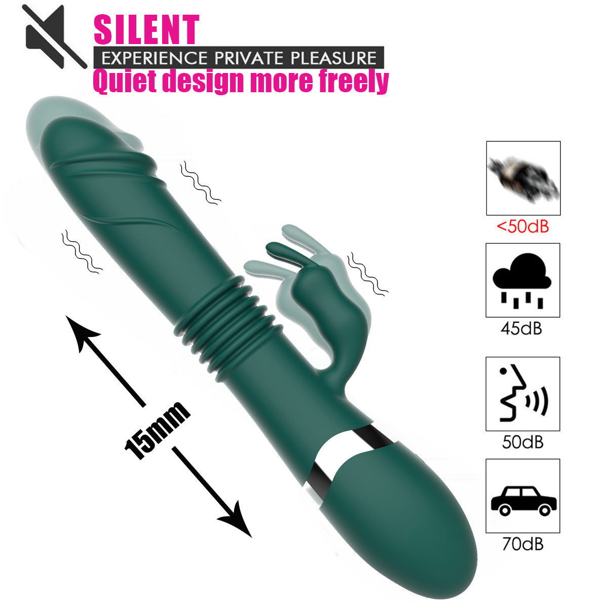 2-in-1 Thrusting G-spot Vibrator-EROSREALM