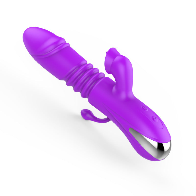 3-in-1 Heating Thrusting Tongue-licking Vibrator-EROSREALM