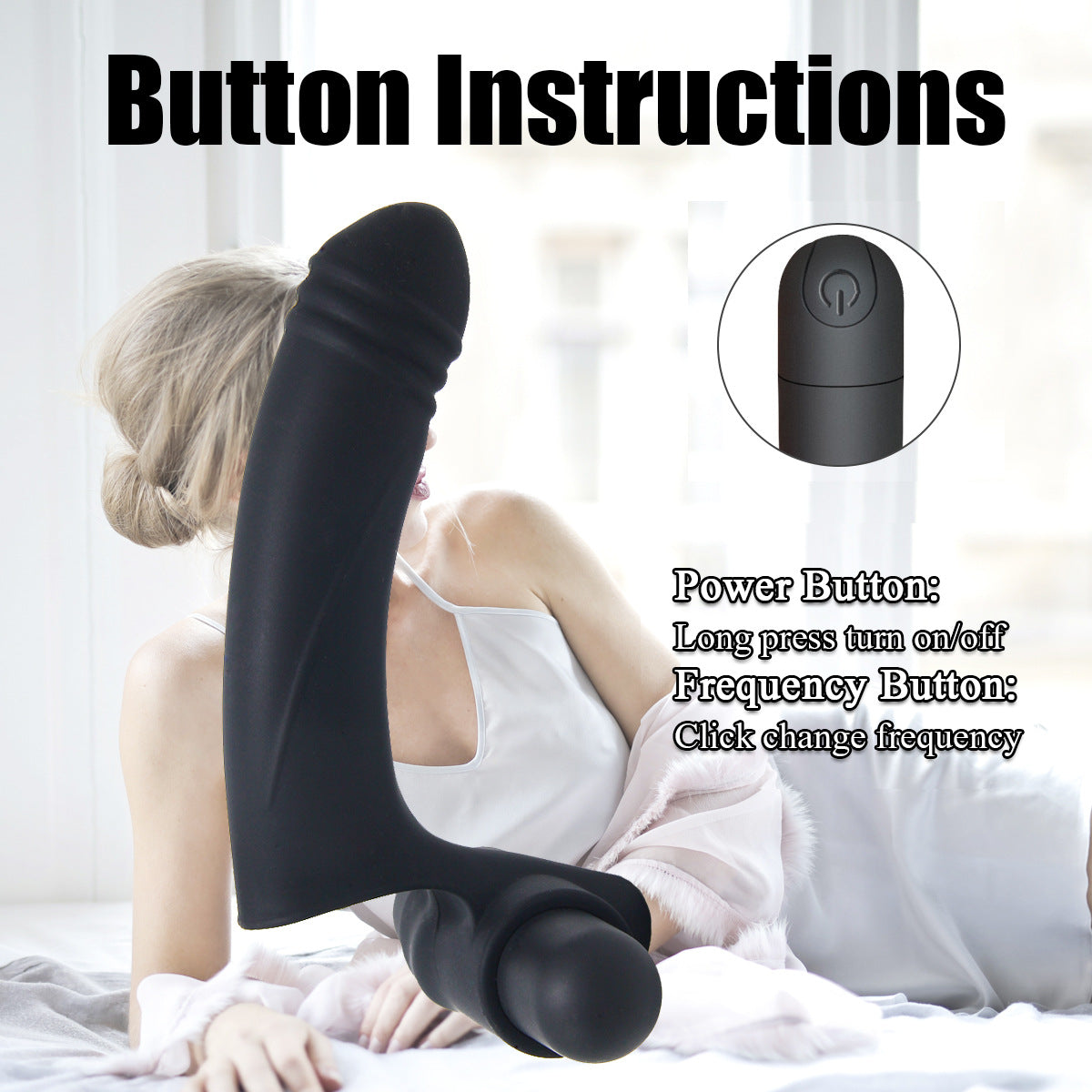 Finger Sleeve Vibrator With 10 Powerful Vibration Vaginal Massager Clitoris Stimulator-EROSREALM