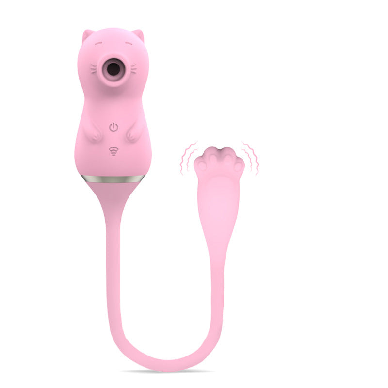 Kitten Wireless Remote Control G-spot Super Power Suck Vibrator White-EROSREALM