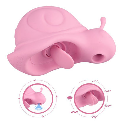 Snail Vibrator Sucking Tongue Licking Vibration 3 in 1-EROSREALM