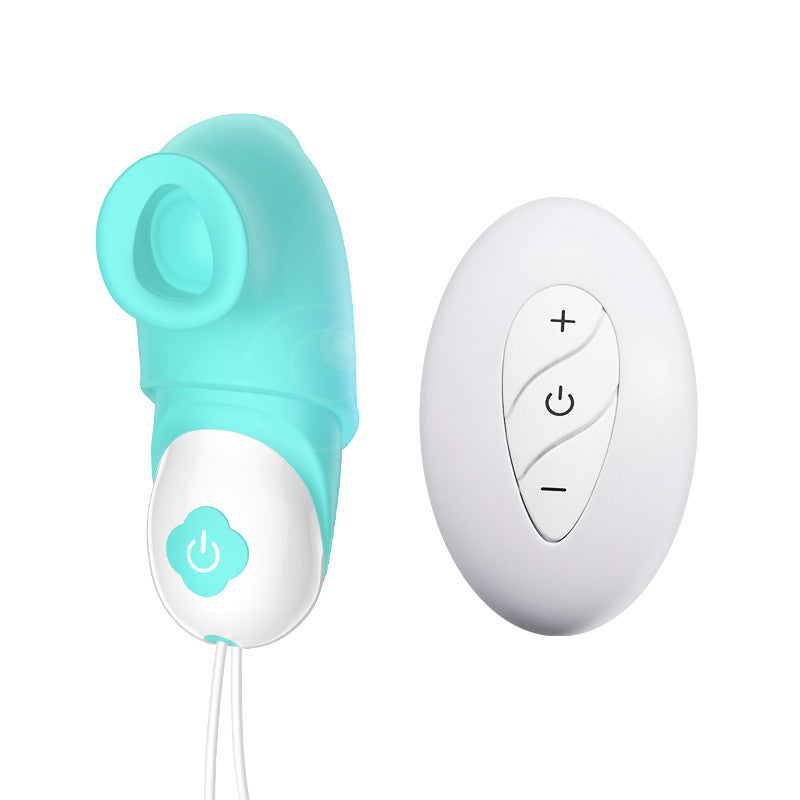 Rechargeable Remote Control Cute Vibrator with Detachable Nozzle-EROSREALM